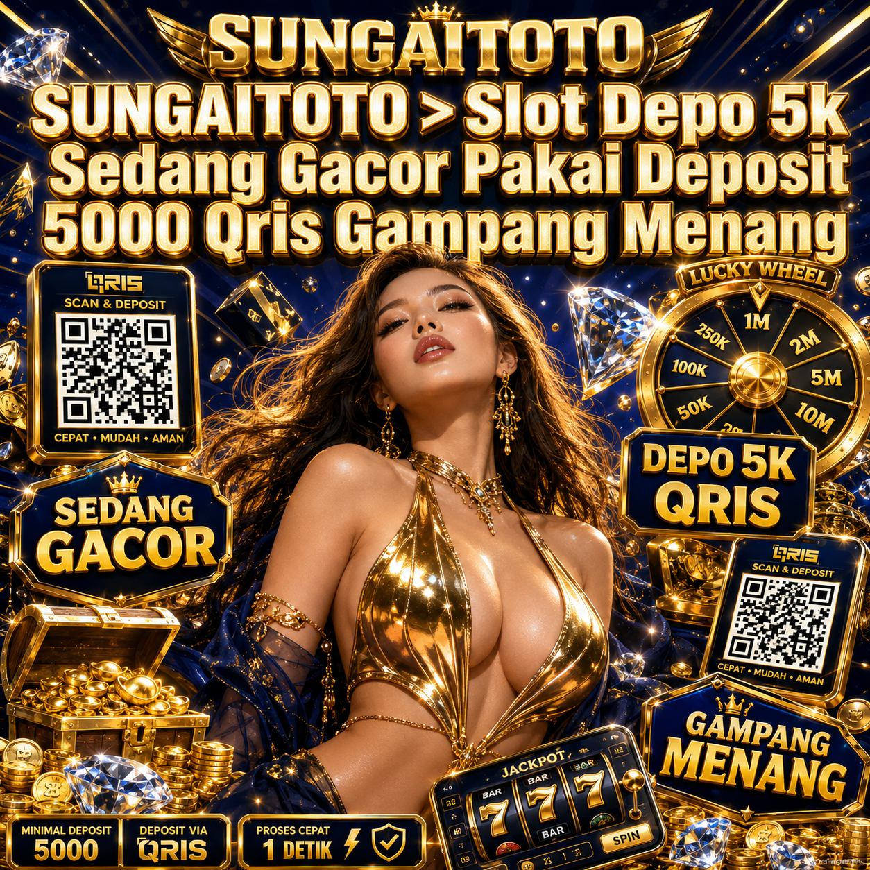 SUNGAITOTO > Slot Depo 5k Sedang Gacor Pakai Deposit 5000 Qris Gampang Menang