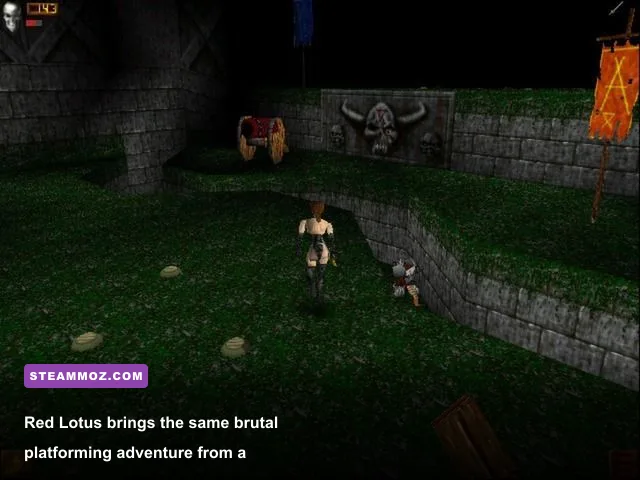 Red Lotus fighting enemies in Deathtrap Dungeon gameplay
