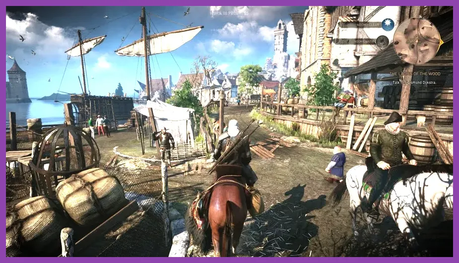 The Witcher 3 running on handheld hardware