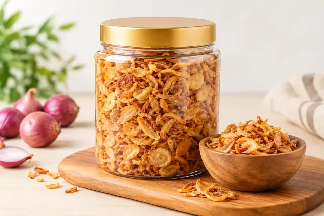 Golden Crisp Bawang Goreng Premium Toples Emas