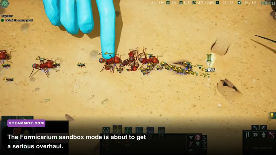 Empires of the Undergrowth ant colony simulation gameplay