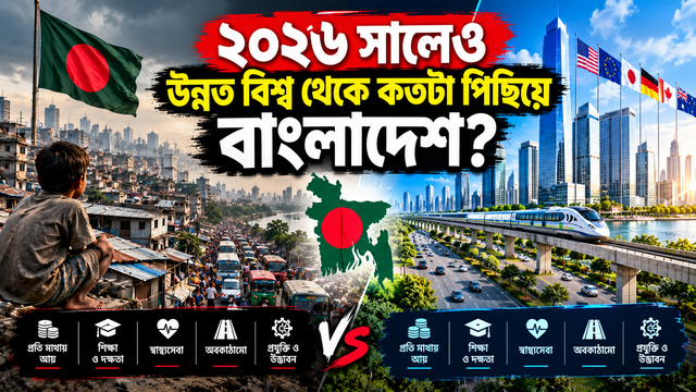 ২০২৬ সালেও উন্নত বিশ্ব থেকে কতটা পিছিয়ে বাংলাদেশ? গবেষণায় উঠে এলো আসল কারণ l