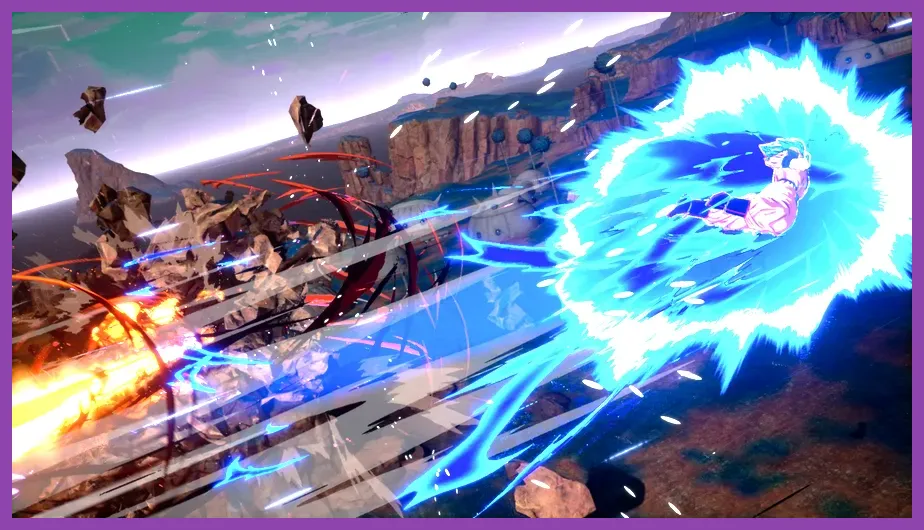 Character glowing in Sparking mode in Dragon Ball Sparking Zero