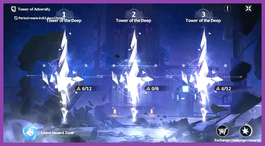 Wuthering Waves endgame content Tower of Adversity