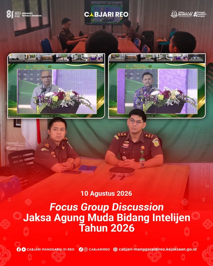 Focus Group Discussion Jaksa Muda Bidang Intelijen Tahun 2026