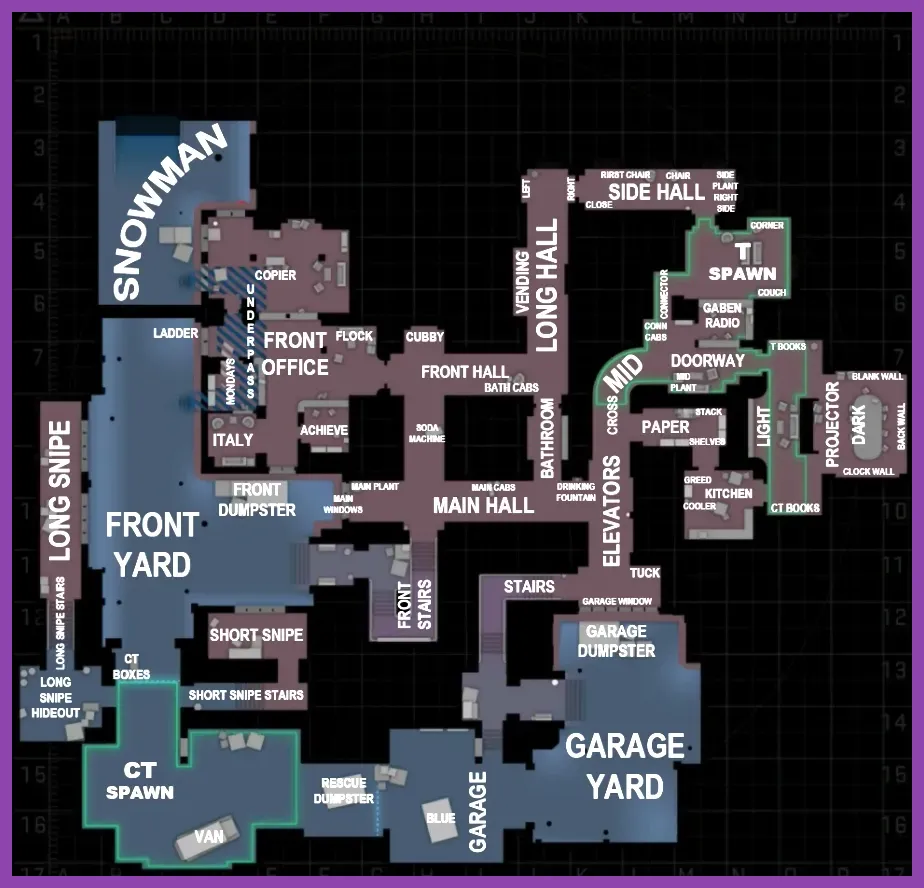 Counter-Strike 2 Office map hidden room and environment easter egg