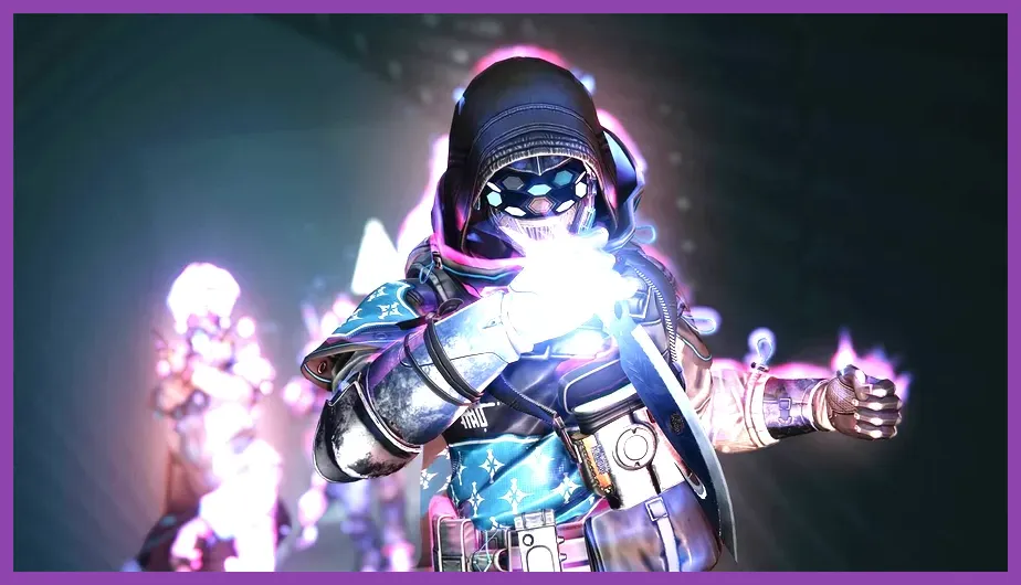 Destiny 2 Prismatic Hunter fighting through a solo Lost Sector
