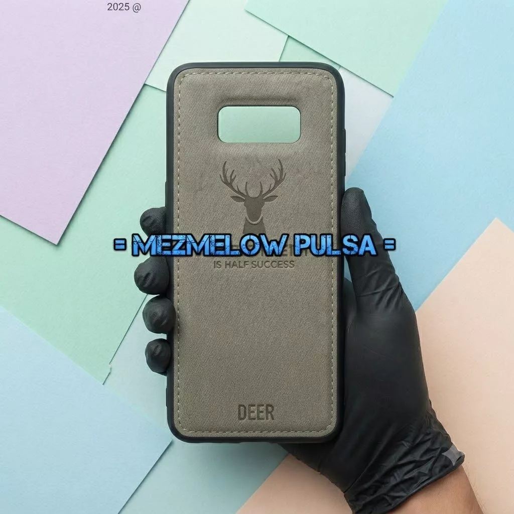 Caseng Rusa Casing Hardcase Canvas Model Deer Hard Case SAMSUNG S8 BIASA