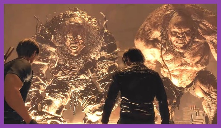 El Gigante boss battle in Resident Evil 4 Remake