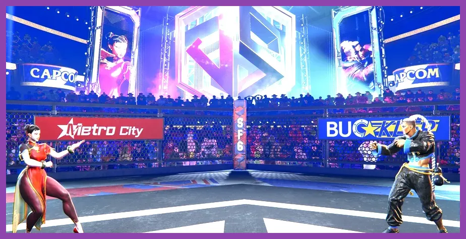 Epic tournament battle stage in Street Fighter 6