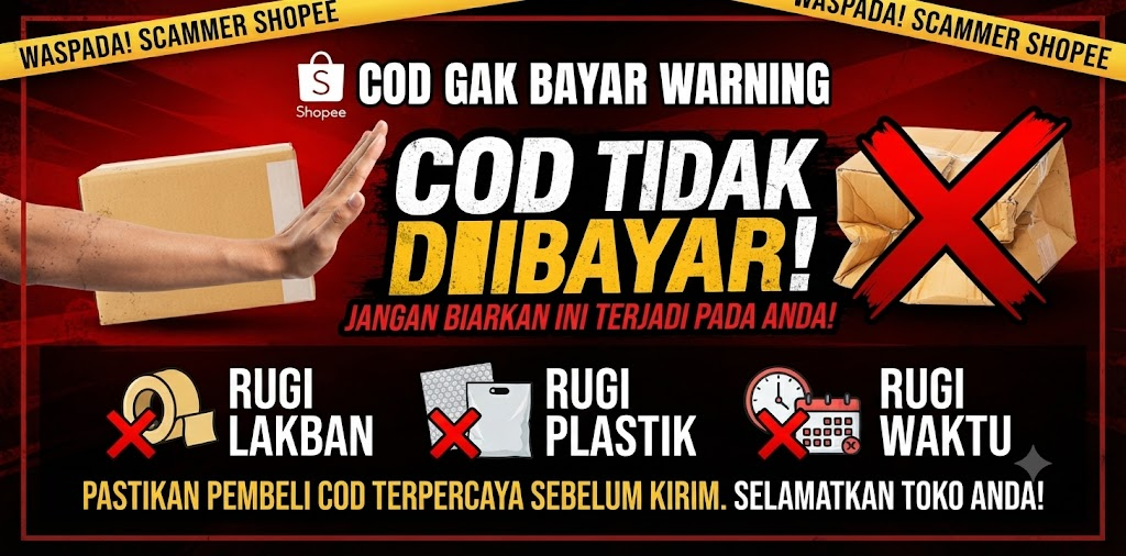 SCAM / BUYER RUWET / COD RUWET / COD RA DI BAYAR / SELLER WAJIB BLOKIR AKUN AKUN INI / 28 JUNI 2026