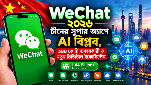 WeChat ২০২৬: চীনের সুপার অ্যাপে AI বিপ্লব, ১৪৪ কোটি ব্যবহারকারী ও নতুন ডিজিটাল ইকোসিস্টেম