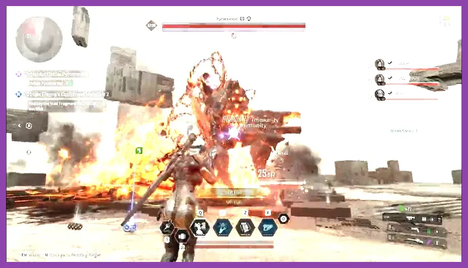 Gley activating Massacre skill in The First Descendant