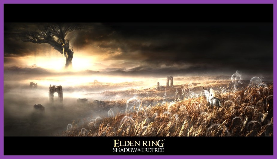 Elden Ring Shadow of the Erdtree cover artwork showing Messmer the Impaler