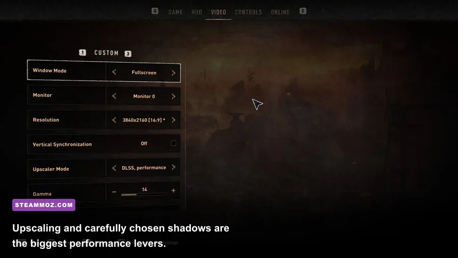 Dying Light 2 PC graphics settings showing DLSS and FSR options