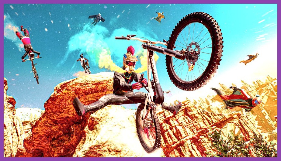Bike trick in Riders Republic