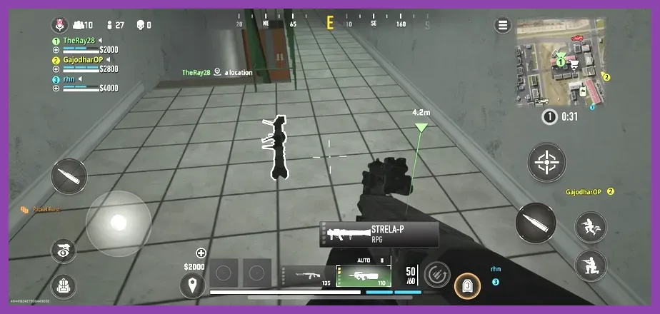 Warzone Mobile gunsmith menu