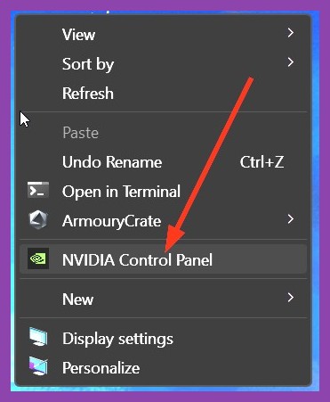 NVIDIA Control Panel interface showing 3D settings and shader cache size configuration