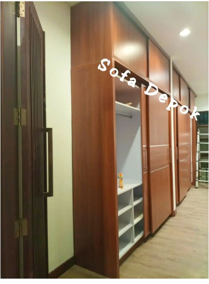 Lemari custom hasil pengerjaan Sofa Depok by Yenia