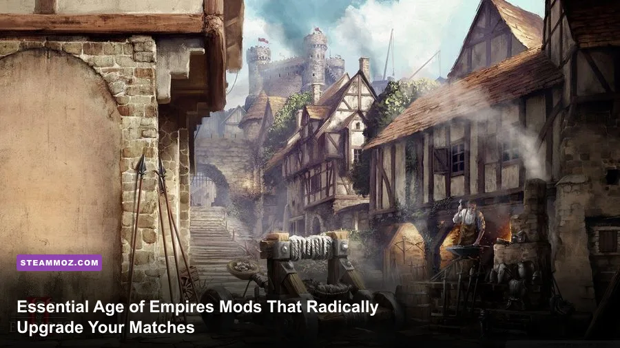 Massive multiplayer army clash in Age of Empires Definitive Edition on PC