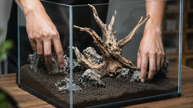 Preparing Aquarium Substrate and Decor