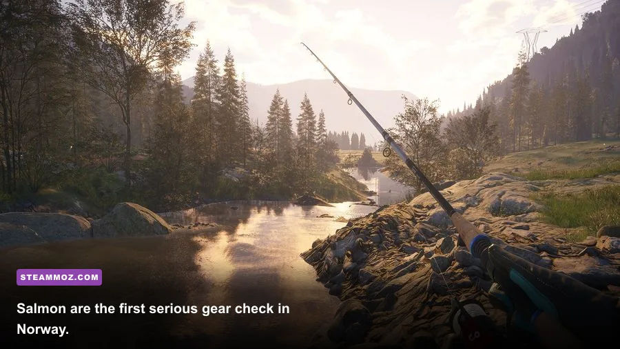 Atlantic salmon river fishing in Call of the Wild The Angler Norway Reserve
