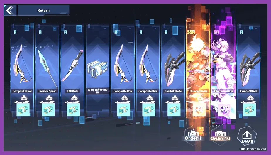 Player fighting enemies with early weapons in Tower of Fantasy