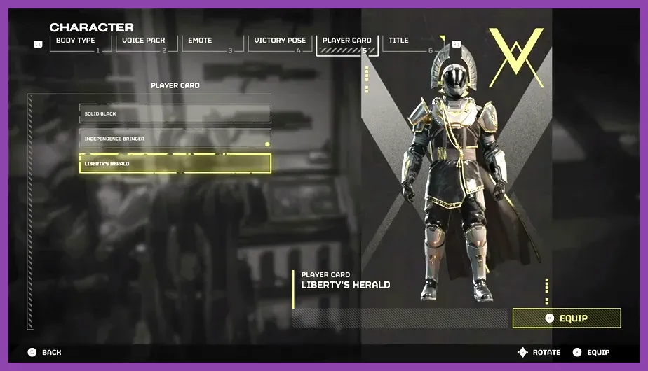 DP-53 Savior of the Free exclusive armor set from Super Citizen Edition