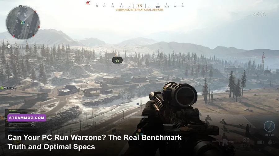 Call of Duty Warzone high-action firefight in Urzikstan displaying smooth frame rates
