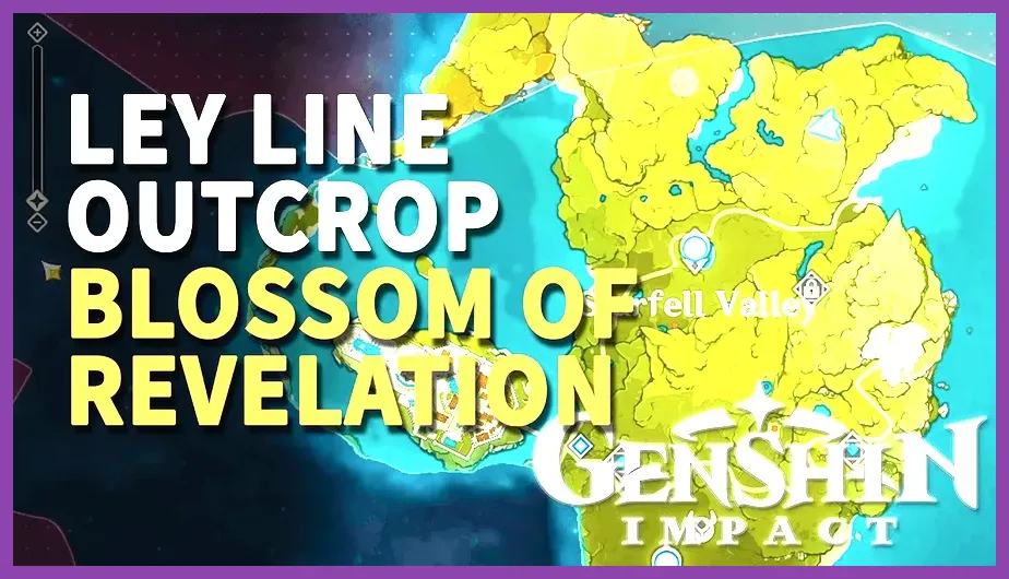 Fighting enemies at a Ley Line Outcrop in Genshin Impact