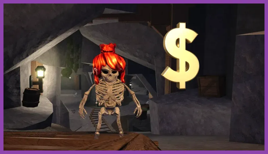 Player holding camera close to a horrifying entity to maximize ad revenue