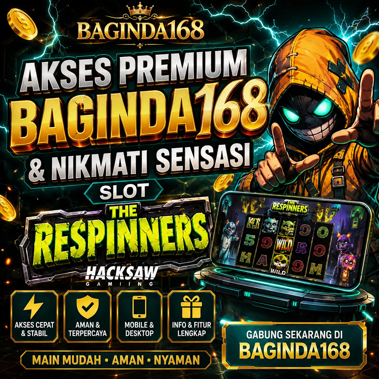 BAGINDA168: Akses Situs Masuk Main Slot Gacor Hari Ini, Slot Maxwin Dan Slot777