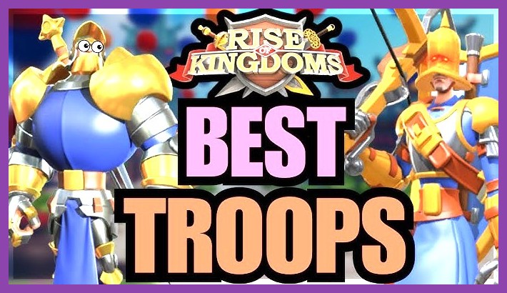Rise of Kingdoms training screen showcasing different troop types and tiers