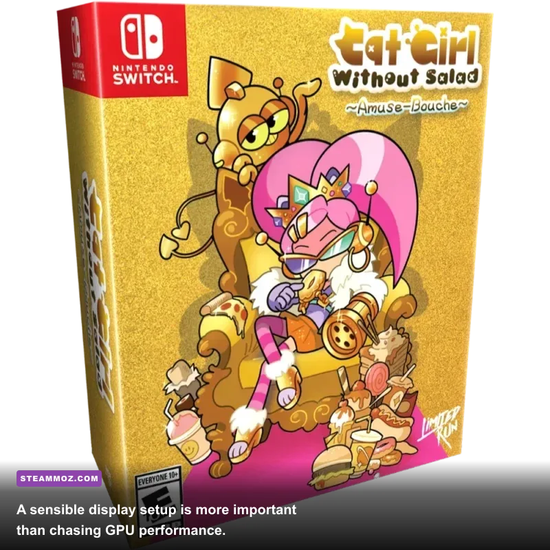 Cat Girl Without Salad Amuse-Bouche running on a PC display