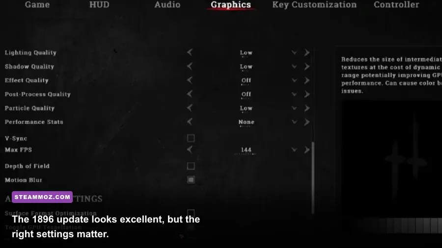 Hunt Showdown 1896 PC graphics settings and high fidelity CryEngine gameplay