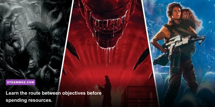 Alien Isolation Lost Contact Salvage objective terminal and corridor