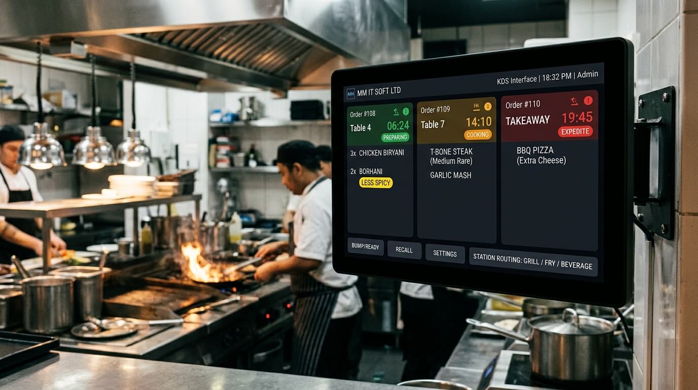 Kitchen Display System (KDS) in Bangladesh - MM IT SOFT LTD