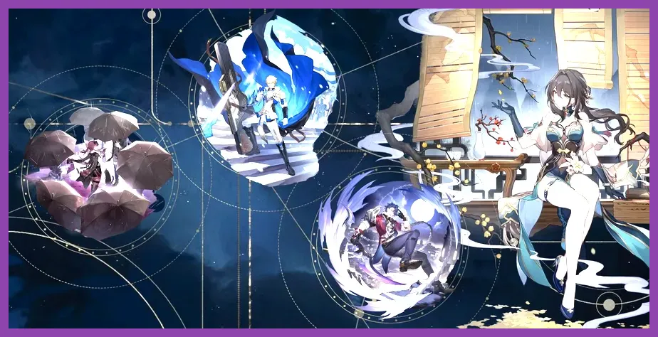 Kafka and Black Swan triggering damage over time effects in Honkai Star Rail
