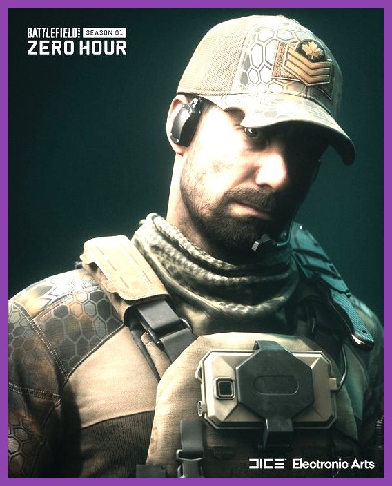 Mackay using grapple hook to reach high vantage points in Battlefield 2042
