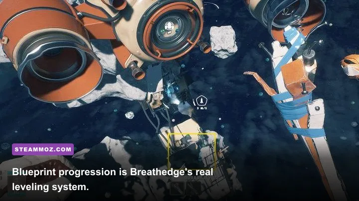 Breathedge crafting interface showing tools and station blueprints
