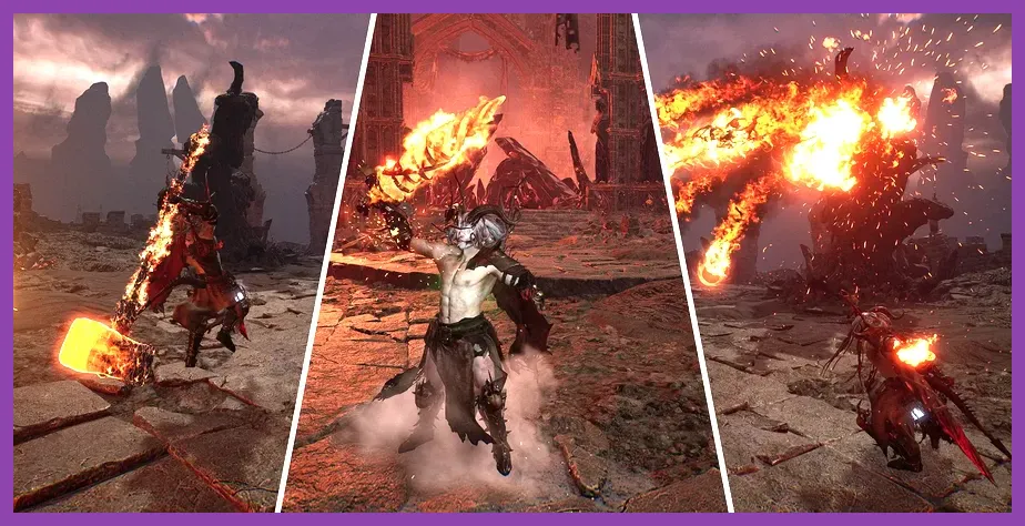 Using Inferno pyromancy against bosses in Lords of the Fallen