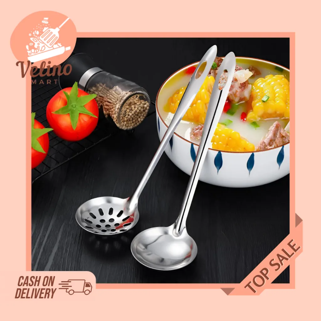 Centong Sendok Saringan Sup Centong Sayur Stainless Centong Sendok Kuah Sup