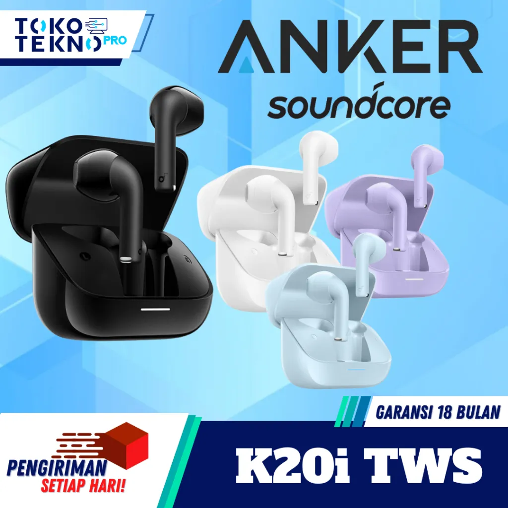 Anker Soundcore K20i / K20-i Earbuds Bluetooth 5.3 Earphones 36 PlayTime Bluetooth 13mm Drivers Game Mode