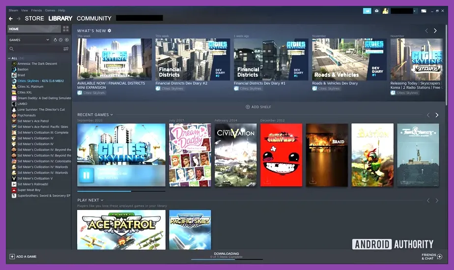 Steam client verifying game files for Counter-Strike 2