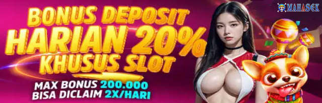 Bonus Deposit Harian Khusus Slot 20%