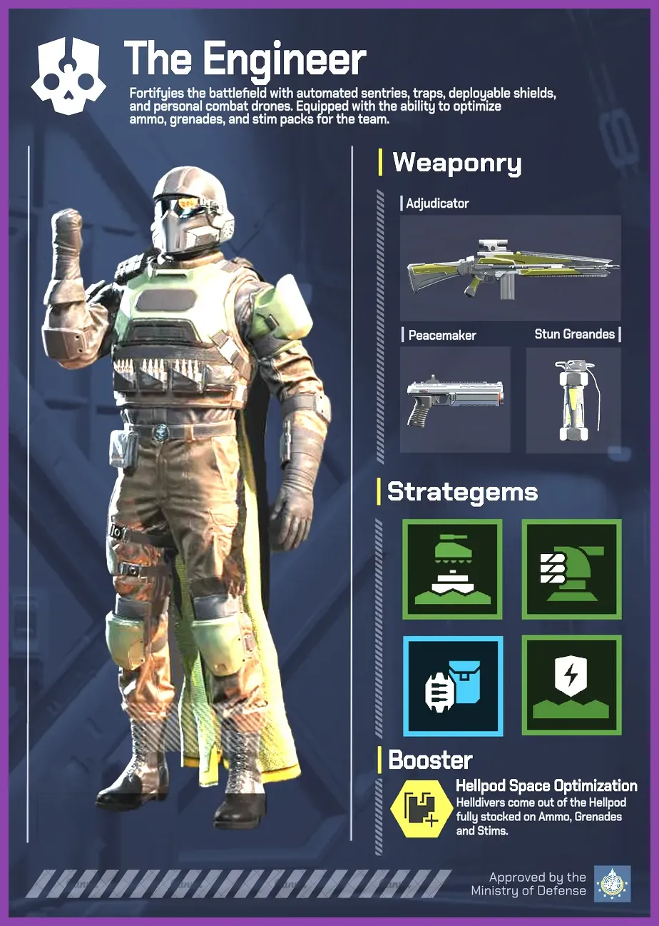 Engineer with Punisher shotgun and Medic with healing gun