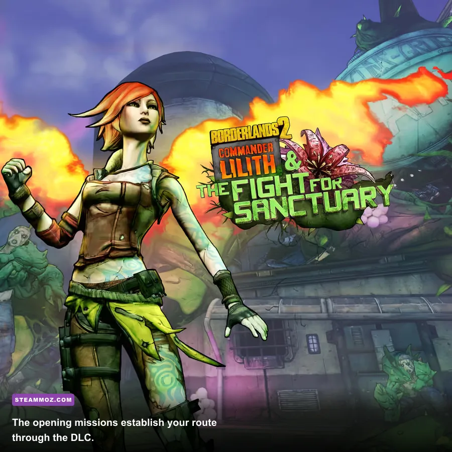 Vault Hunter meeting Vaughn during the opening missions of Commander Lilith
