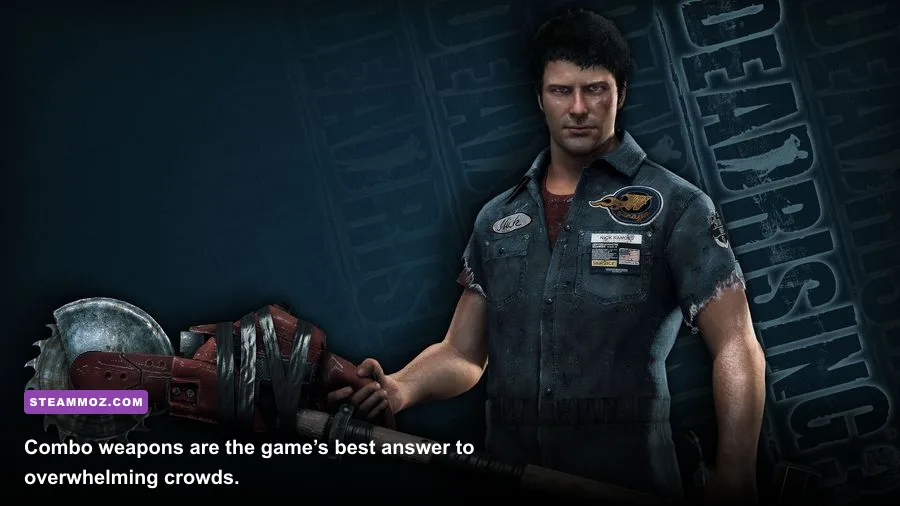 Dead Rising 3 combo weapons including Electric Staff and customized vehicles
