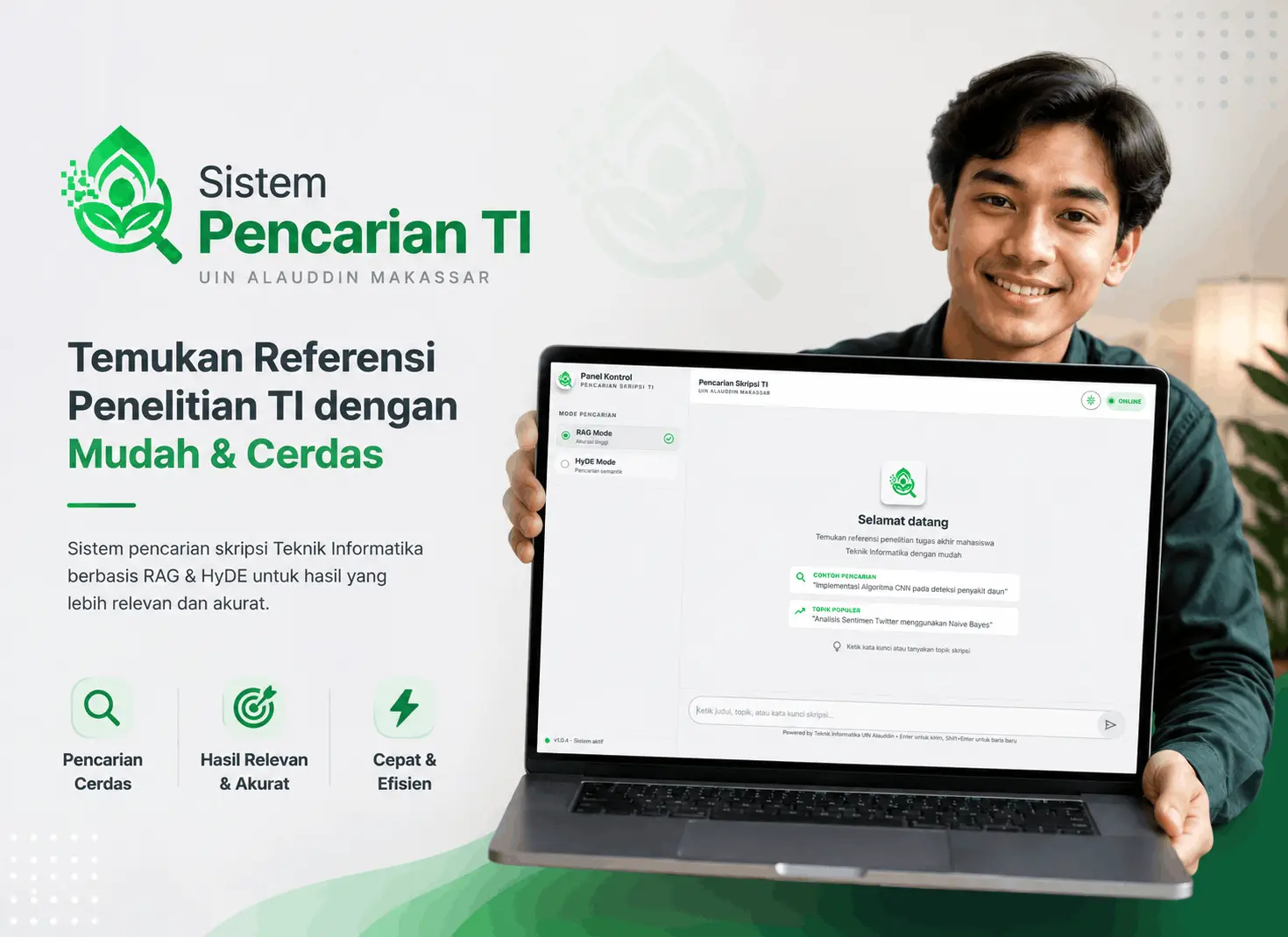 Cover Sistem Pencarian | Skripsi Teknik Informatika UIN