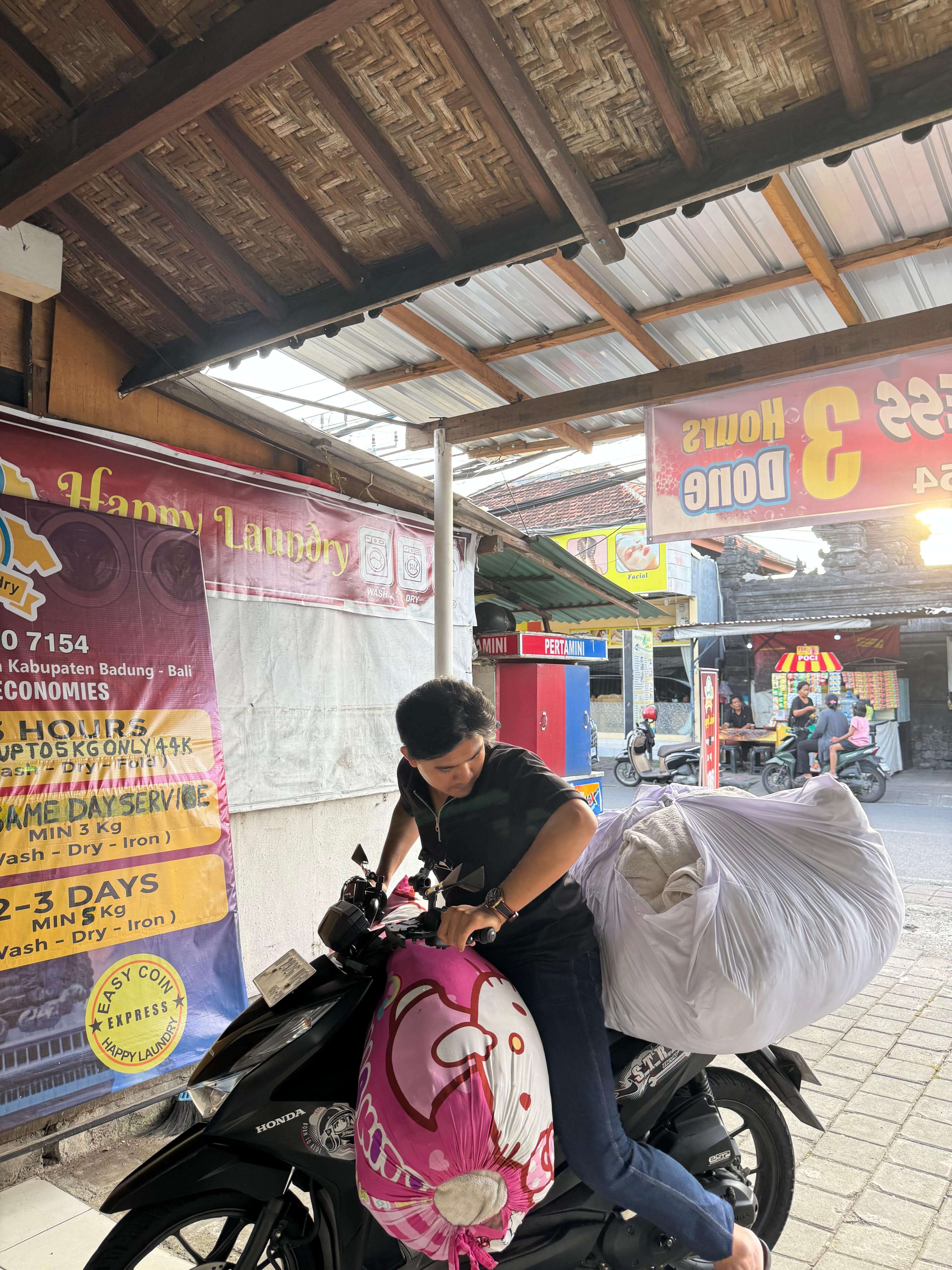 Penjemputan Pakaian Banyak